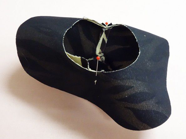 帽子の内側