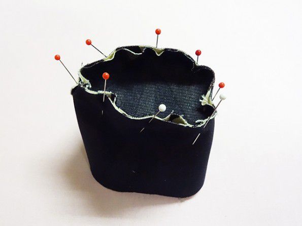 マチ針で留める