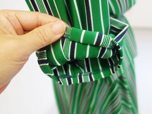 リボンの縫い代始末