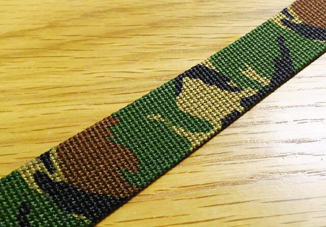 迷彩ナイロンテープ