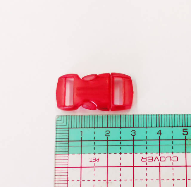 ジェリーバックルの幅