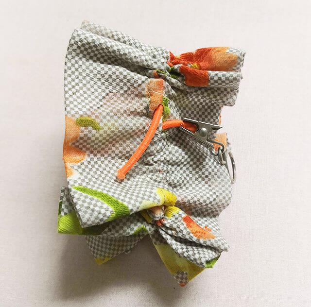 返し口からゴムを通す