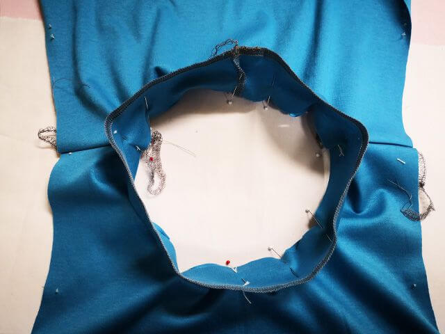 待ち針を増やす