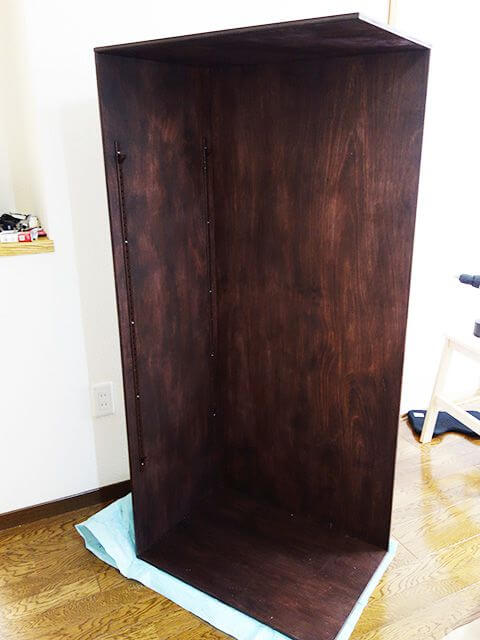 本棚の組み立て