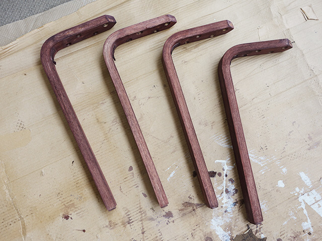 ウッドダイを染み込ませる