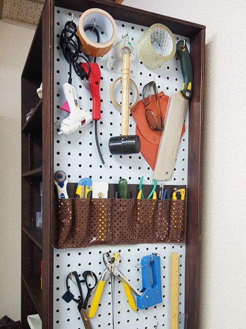 パンチングボード収納アイデア