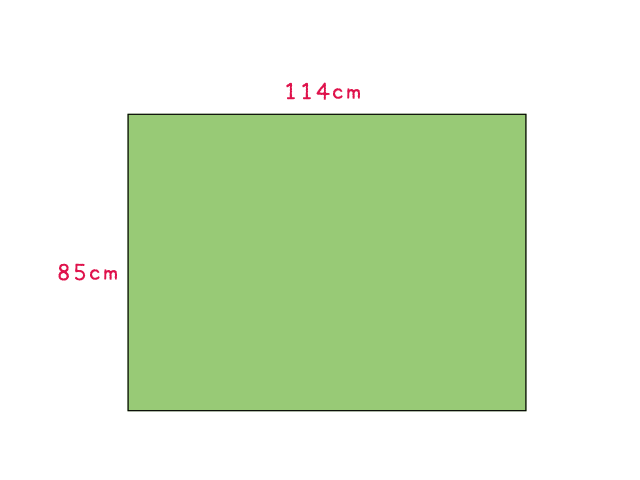 ニットスカートの型紙
