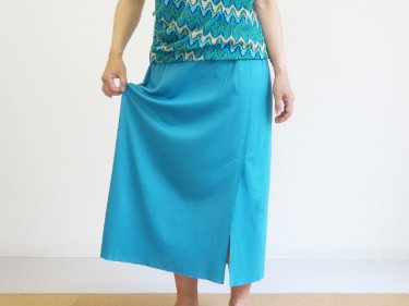 型紙なしのニットスカート