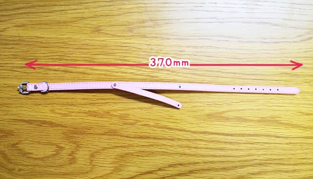 10mm首輪の長さ