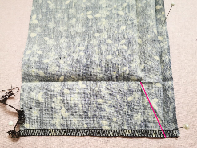 生地の厚みでのずれ