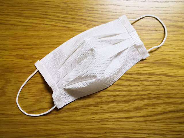 使い捨てマスクの再利用