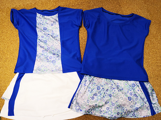 お揃いすぎないテニスウェア