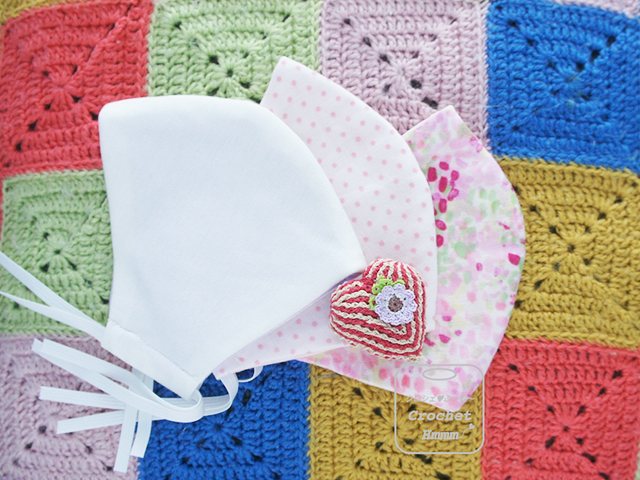 モチーフ編みマスク