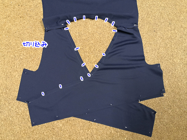 カーブに切り込み