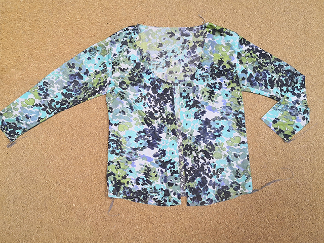 カーディガンの縫い方